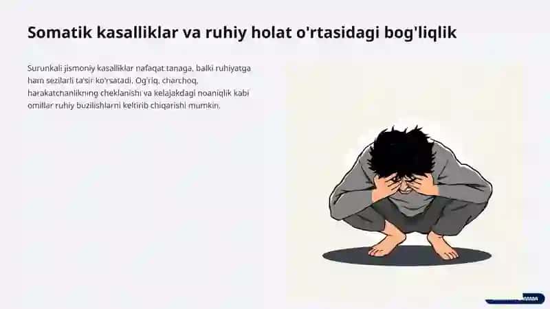 Psixotik boʻlmagan somatik kasalliklarda ruhiy buzilishlar 3