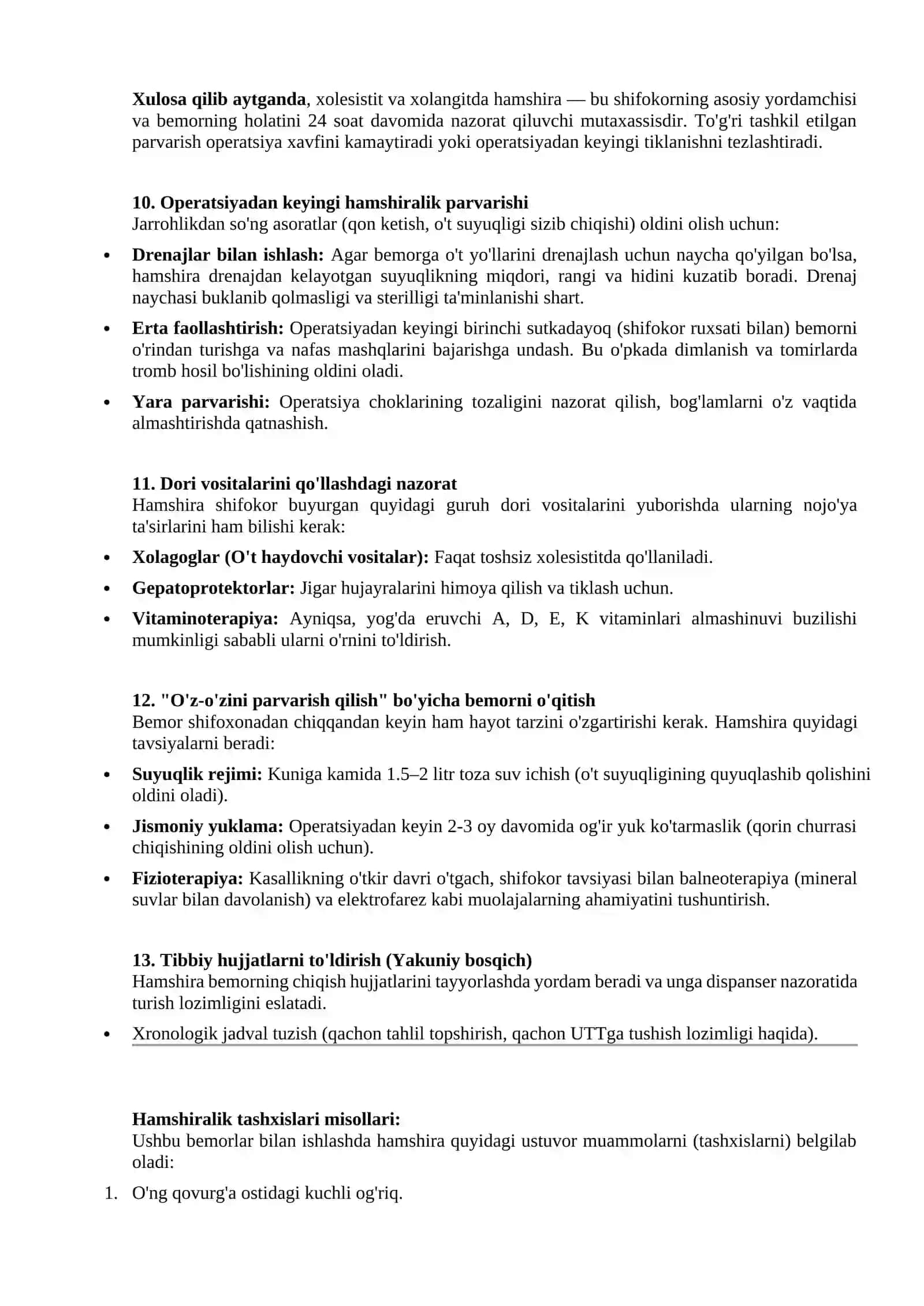 Xolangit va xolisistitda hamshirtalik parvarishi 3