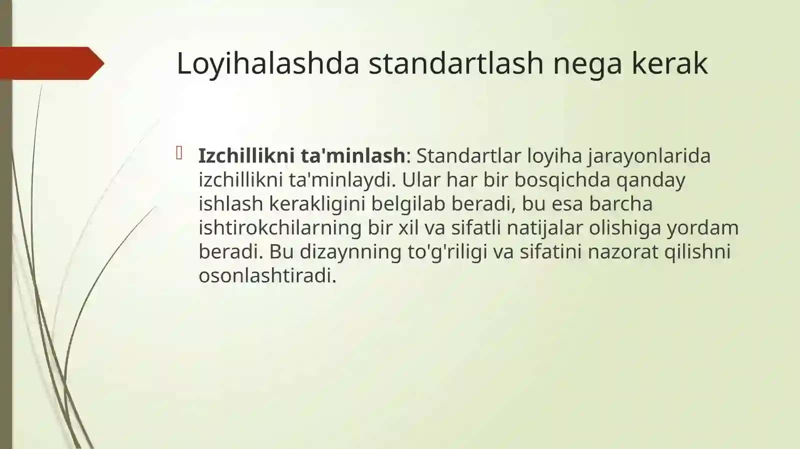 Loyihalashda standartlar 3