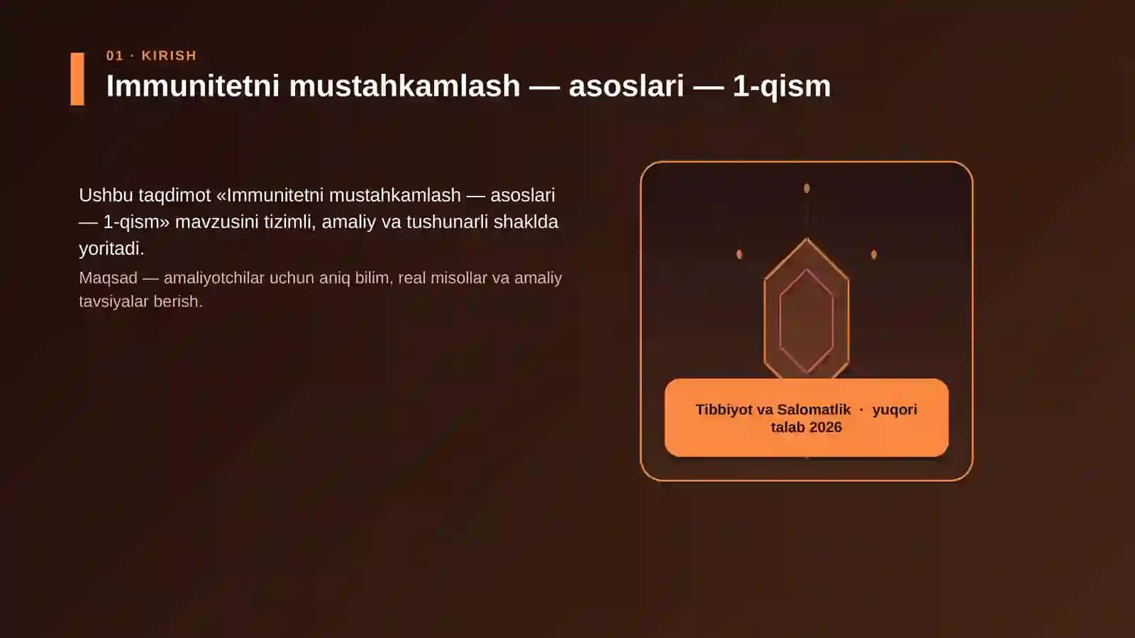 Immunitetni mustahkamlash — asoslari — 1-qism 3