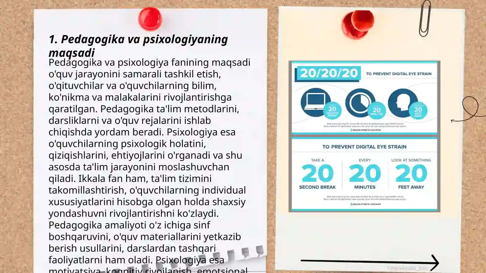 Pedagogika va psixologiya. Maqsadi va vazifalari, asosiy tushunchalar. Kutubxona pedagogikasi 3
