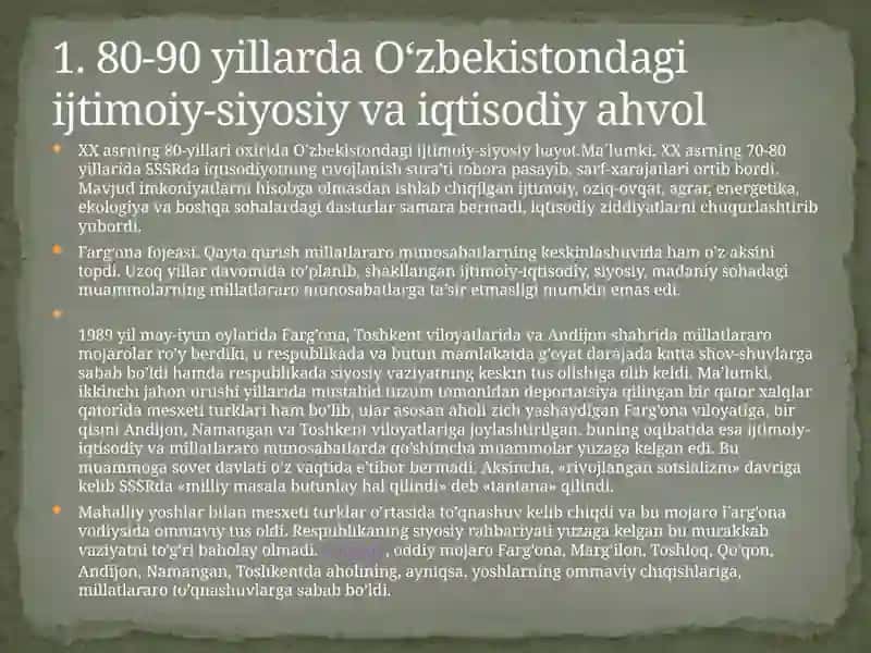 IX-XII asrlarda Markaziy Osiyoxalqlarining uyg‘onish davri: ijtimoiy-iqtisodiy va madaniy taraqqiyot 3