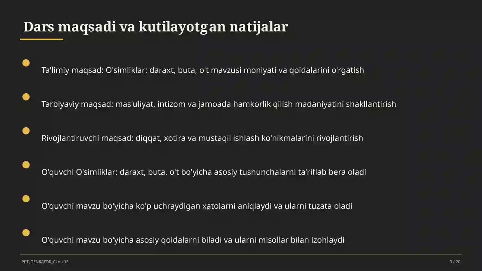 O'simliklar: daraxt, buta, o't 3