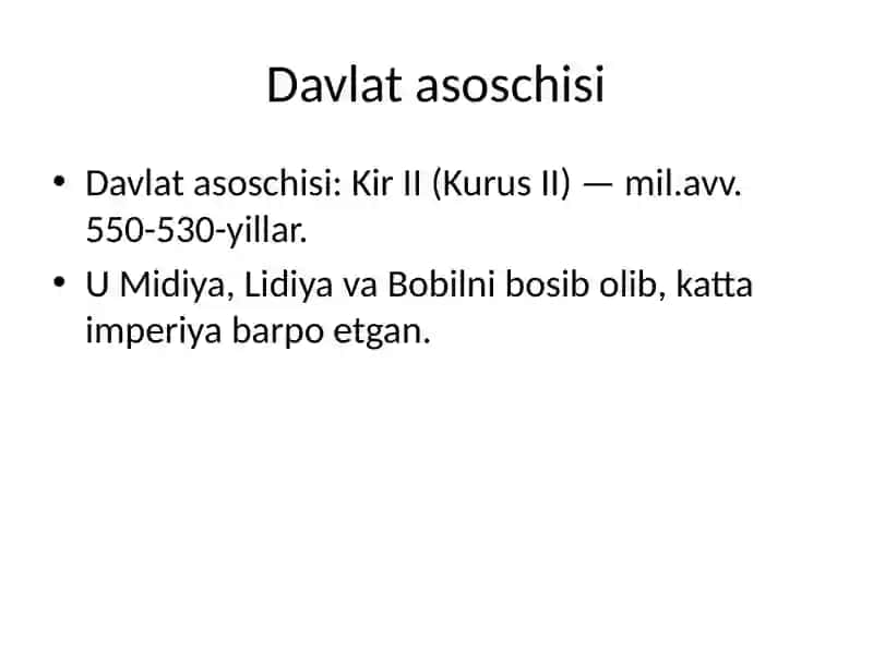Ahamoniylar davlati 3