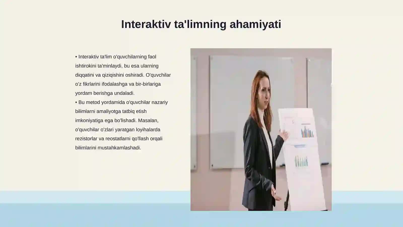 8- sinfda "Rezistorlar. Reostatlar.Potensiometrlar" mavzusini o‘qitish metodikasi 3