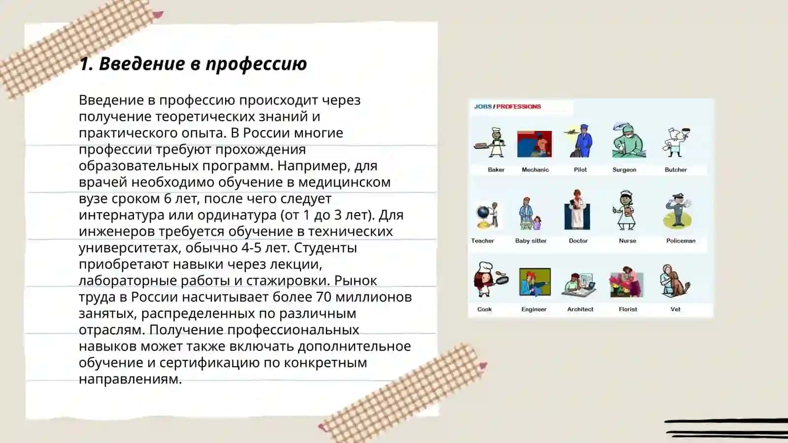 Моя профессия 3