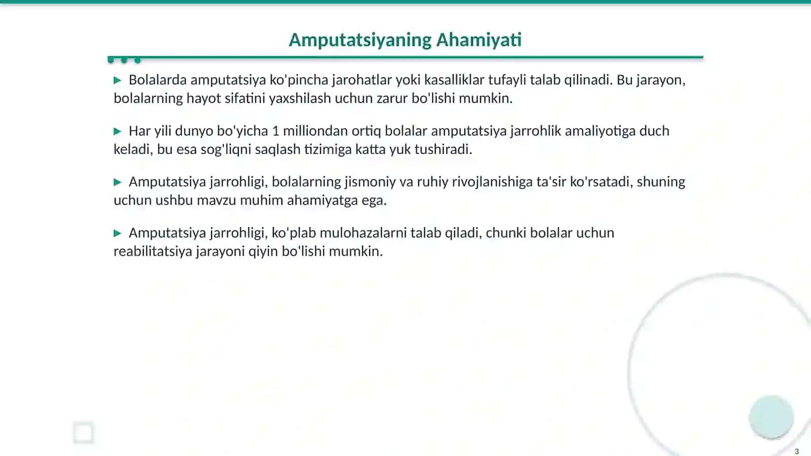 Bolalarda Amputatsiya Xususiyatlari 3