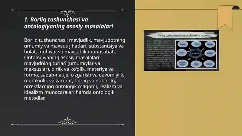 Borliq (ontoligiya) va rivojlanish falsafasi 3