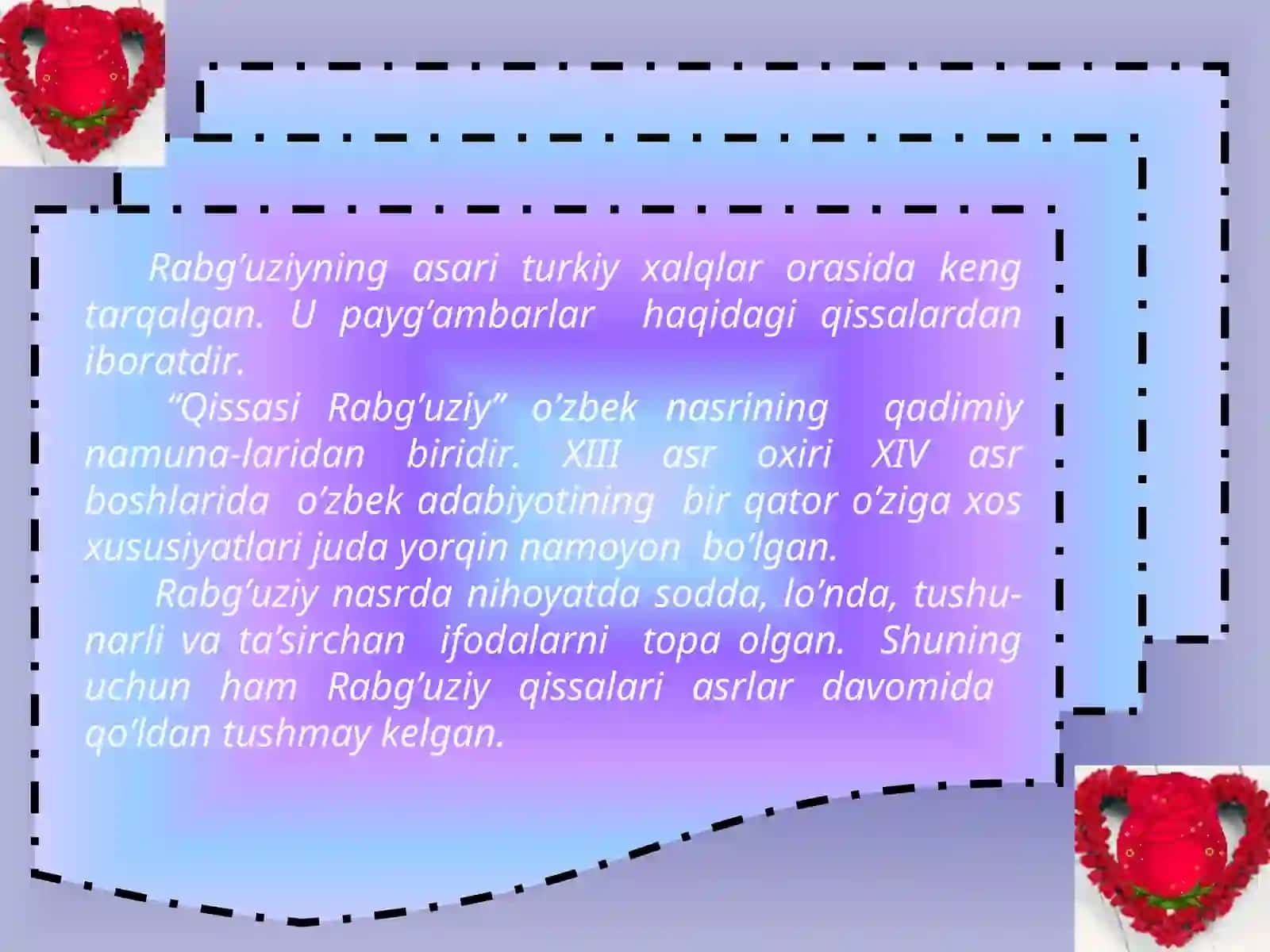 QISSASI RABG’UZIY 3