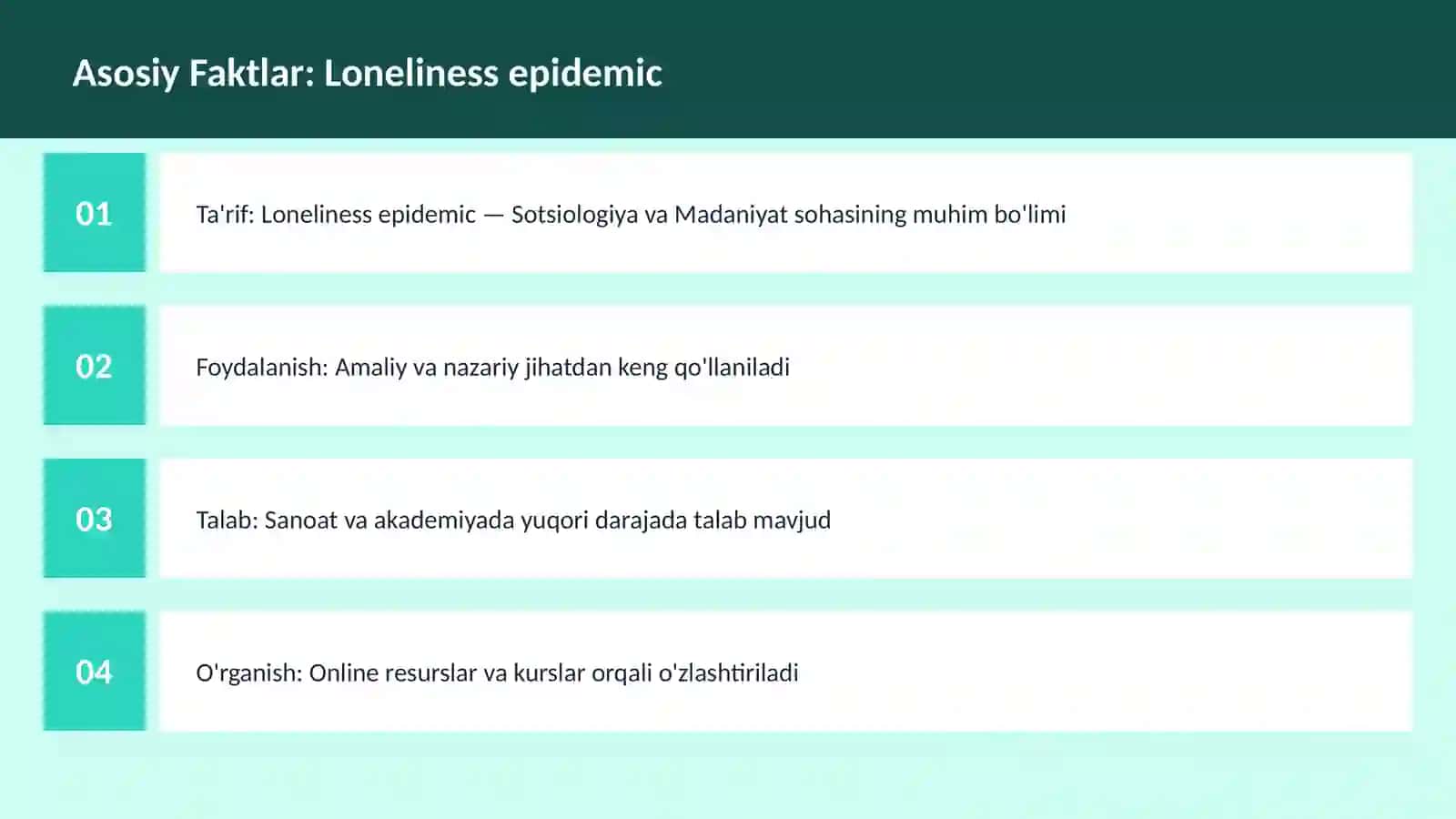 Loneliness epidemic 3