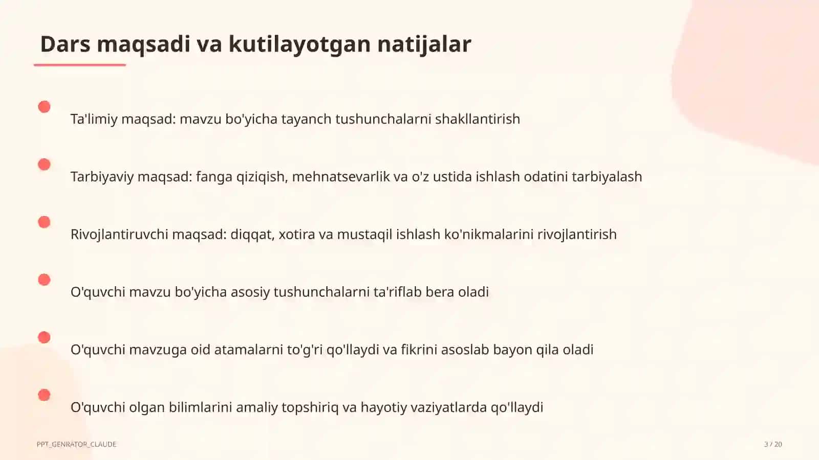 Geometriyaning boshlang'ich tushunchalari: nuqta, to'g'ri chiziq, kesma (7-sinf) 3