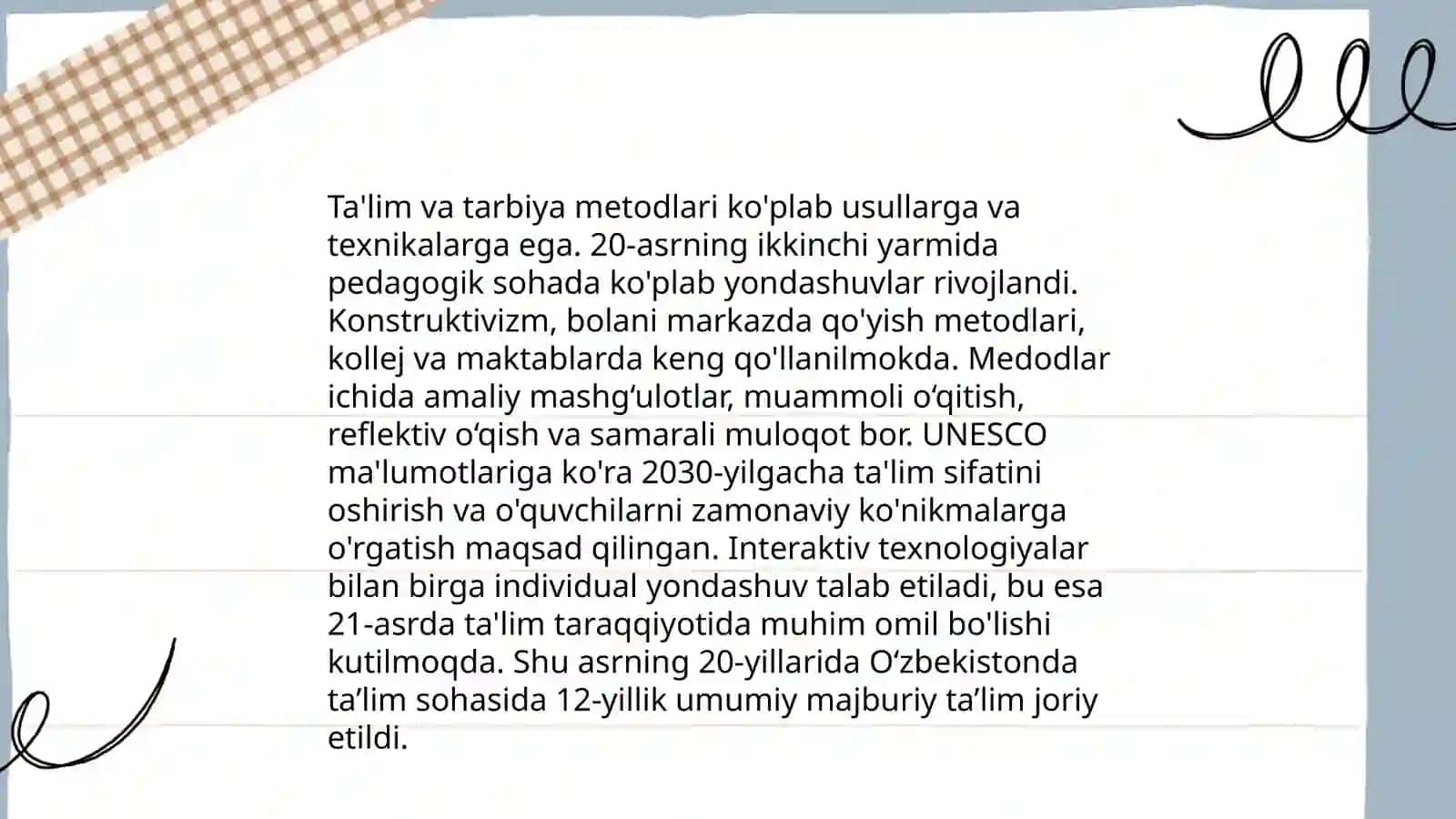 Tarbiyaning umumiy metodlari 3