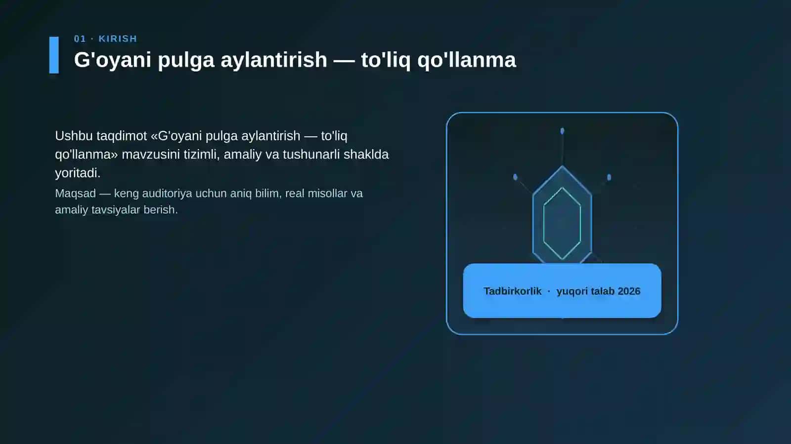 G'oyani pulga aylantirish — to'liq qo'llanma 3