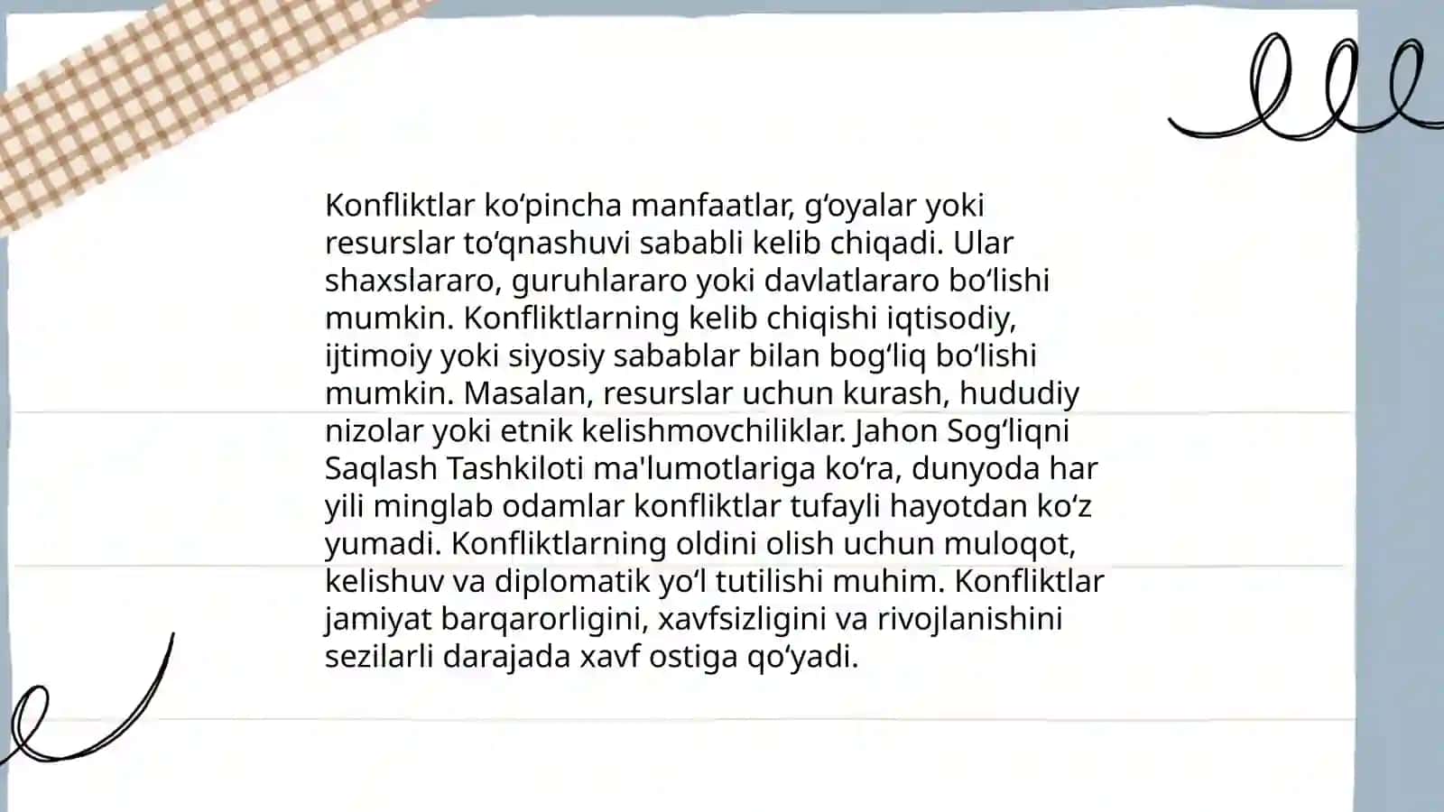 Konflkt signallari 3