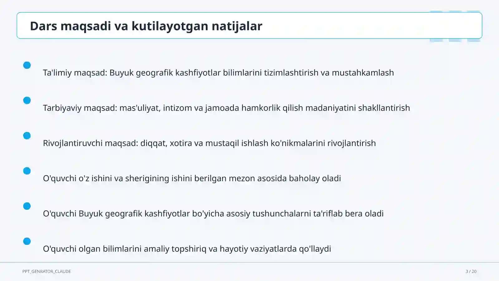 Buyuk geografik kashfiyotlar (8-sinf) 3