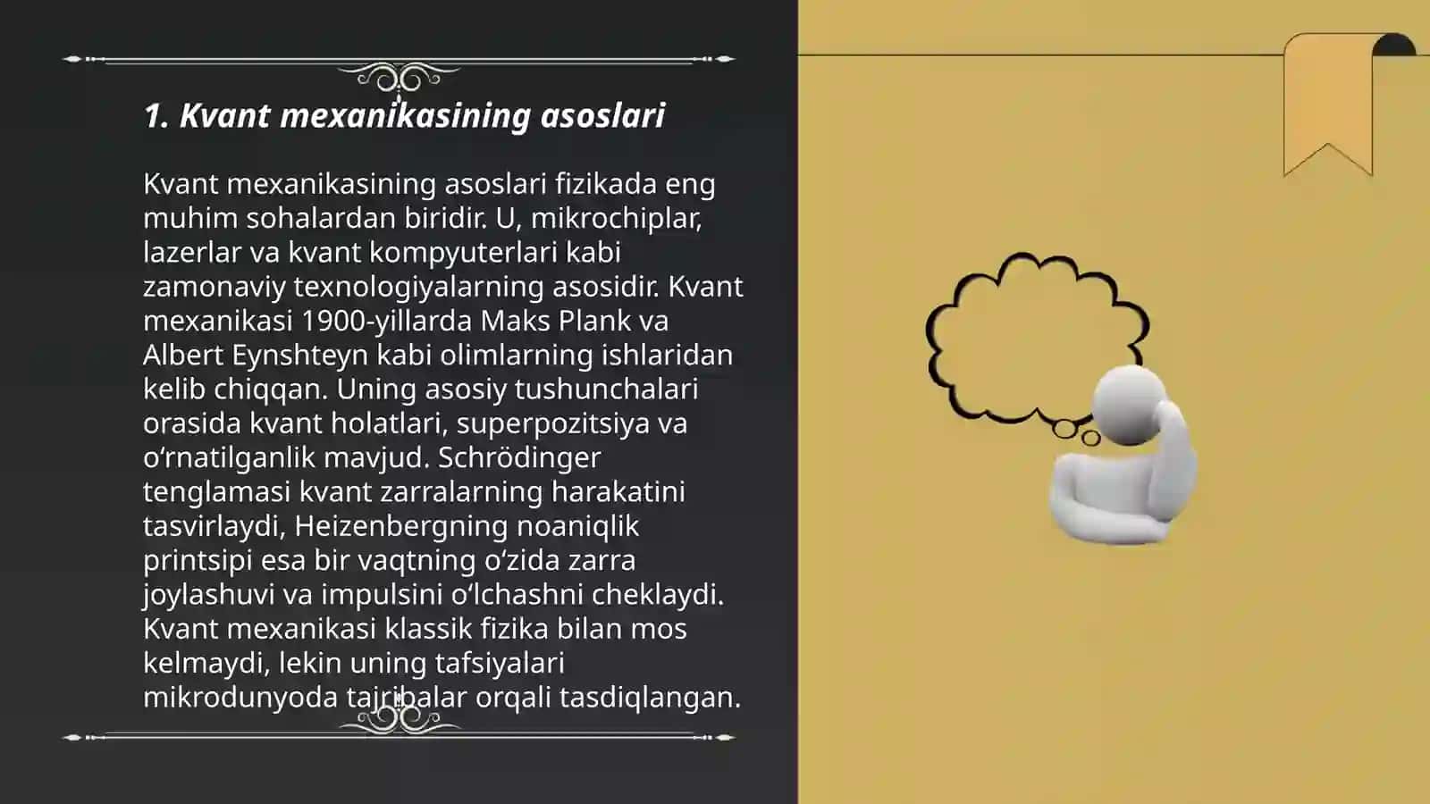 Kvant mexanikasining yaratilishi va kimyoning taraqqiyoti 3