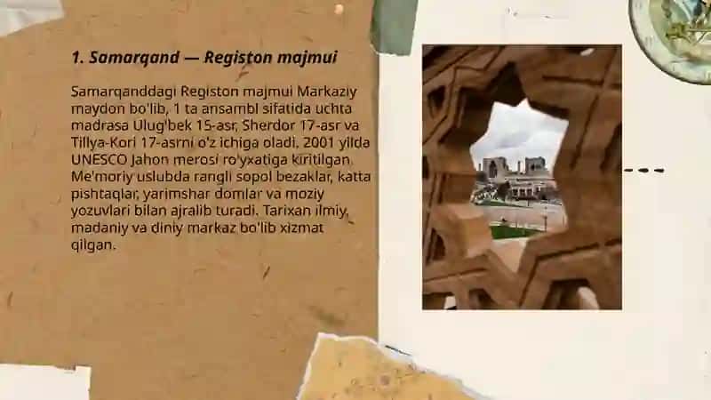 Samarqand — Registon majmui 3