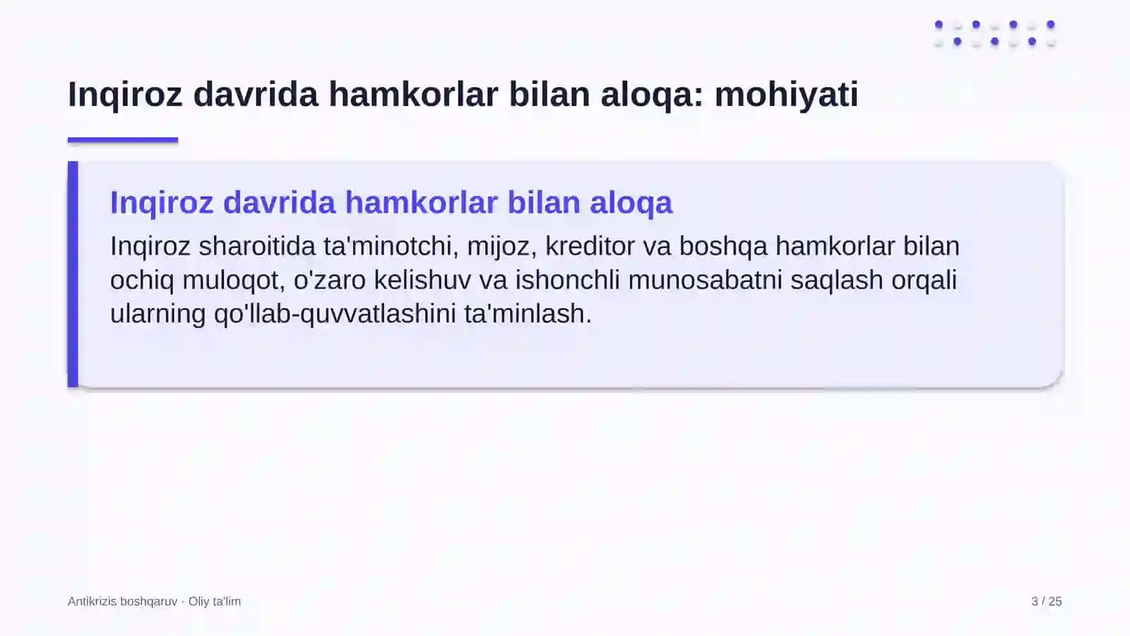 qog'oz sanoatida inqiroz davrida hamkorlar bilan munosabatlarni saqlash 7761 3