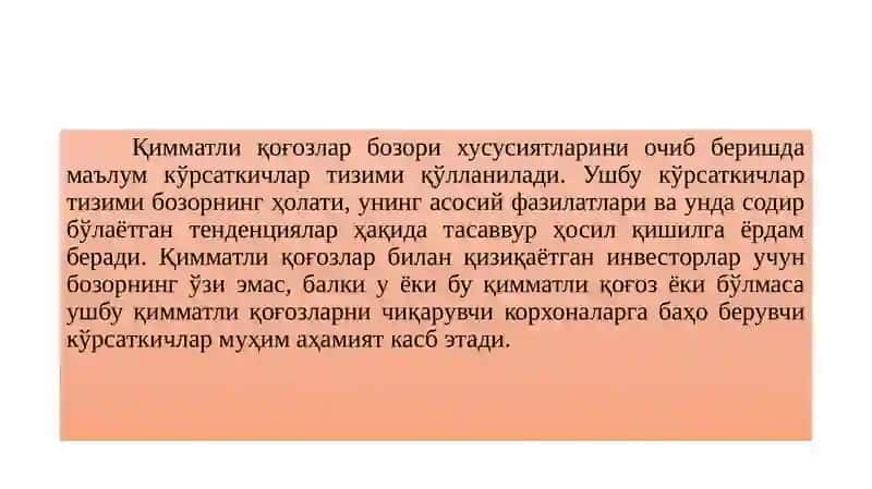 МОЛИЯ БОЗОРИНИНГ ТАХЛИЛ ЭТИШ АСОСЛАРИ 3