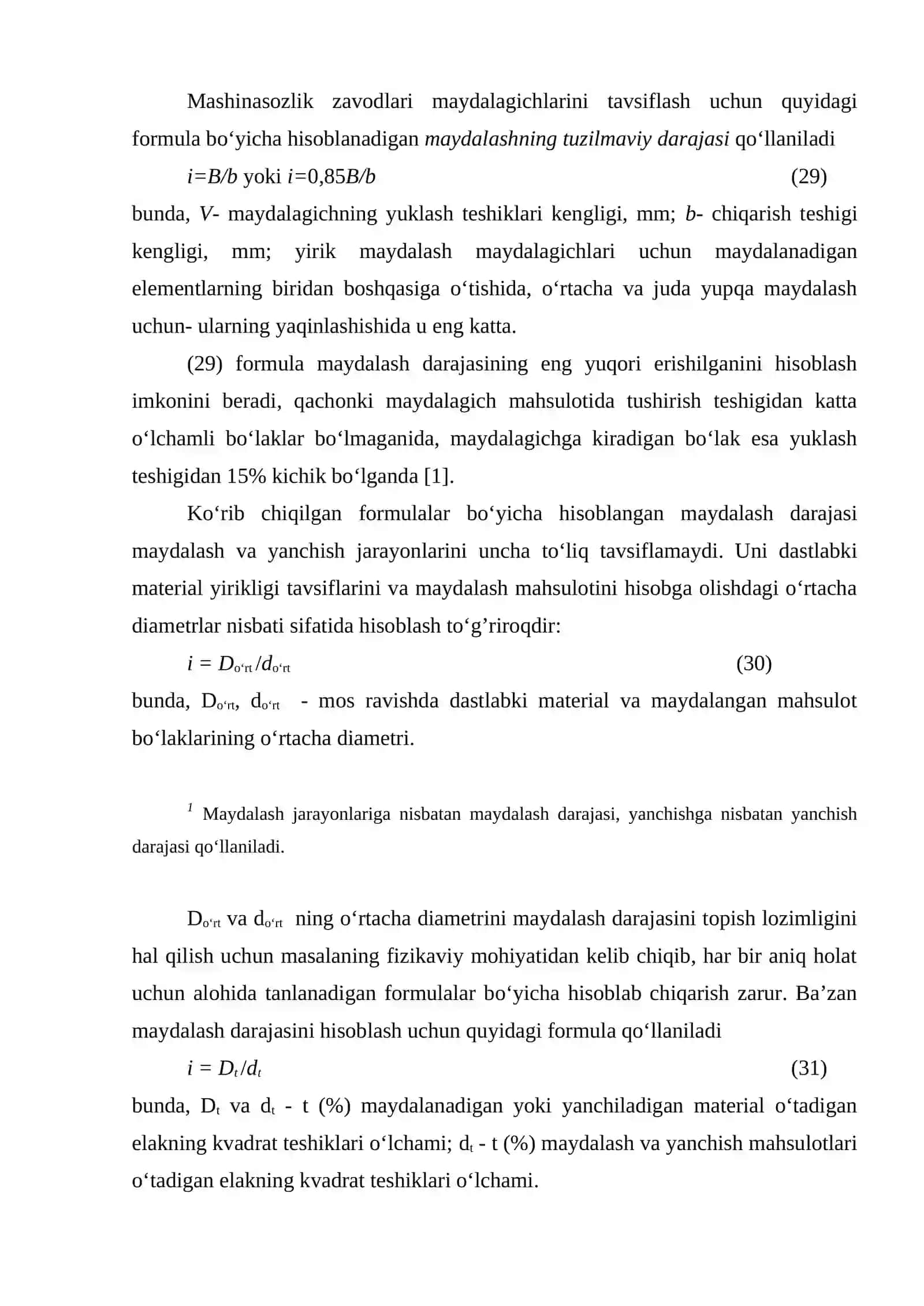 MAYDALASH VA YANCHISH OPERATSIYALARINING VAZIFASI 3
