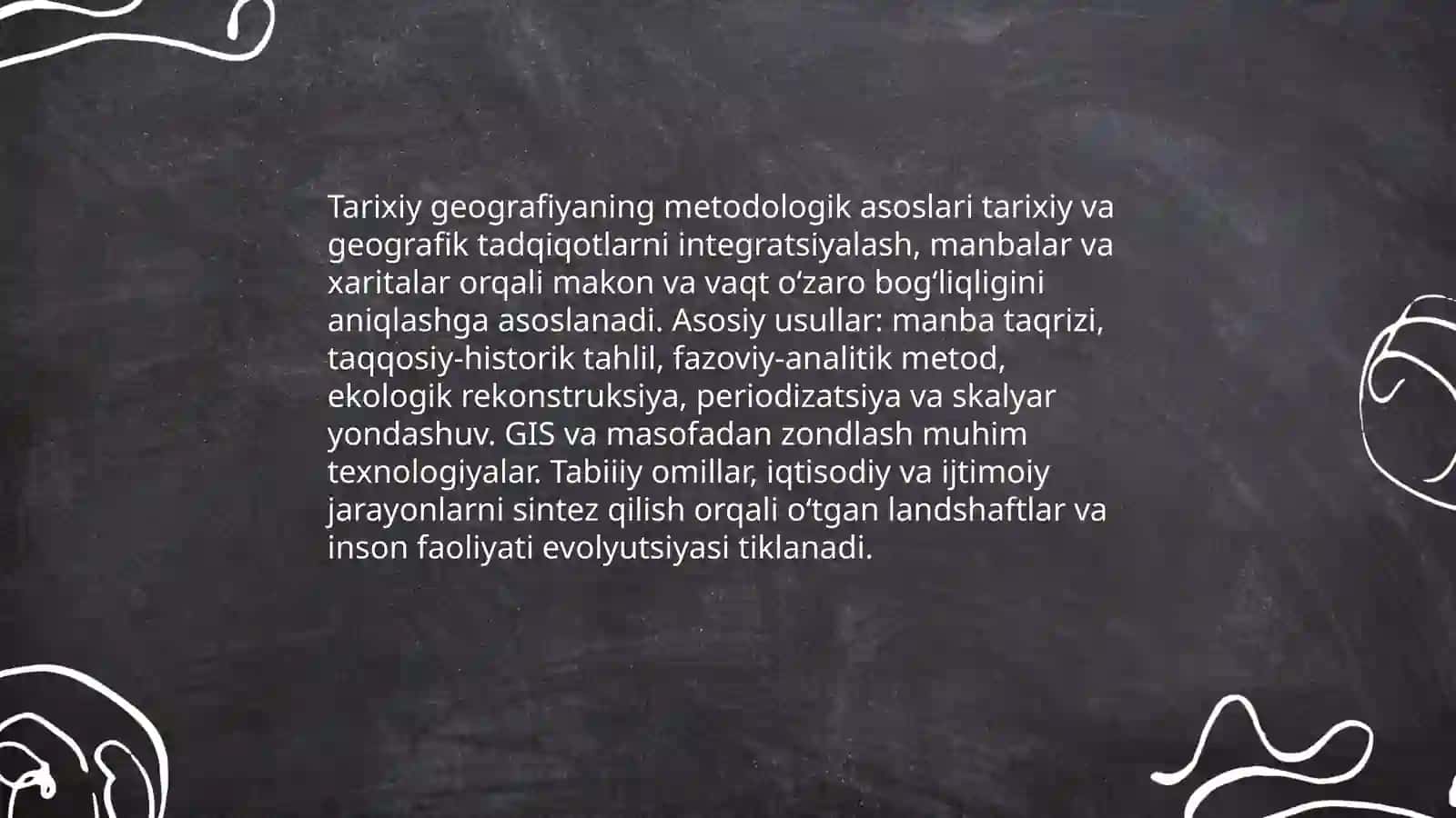 Tarixiy geografiyaning metodi predmeti va asosiy vazifalari 3