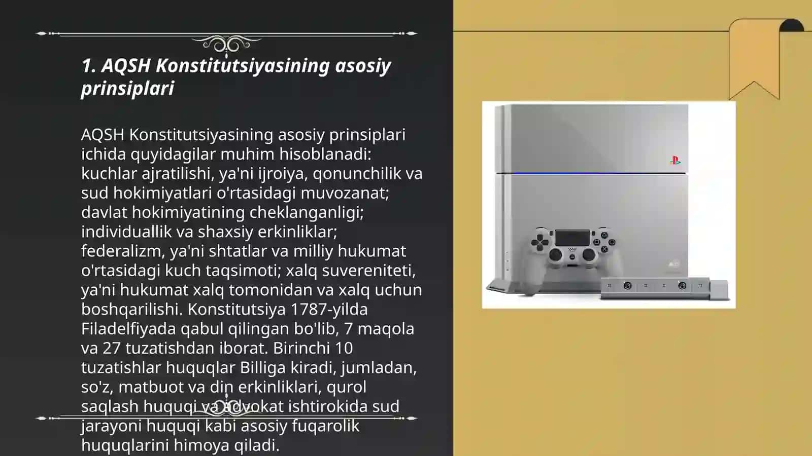 AQSH Konstitutsiyasining asosiy prinsiplari 3