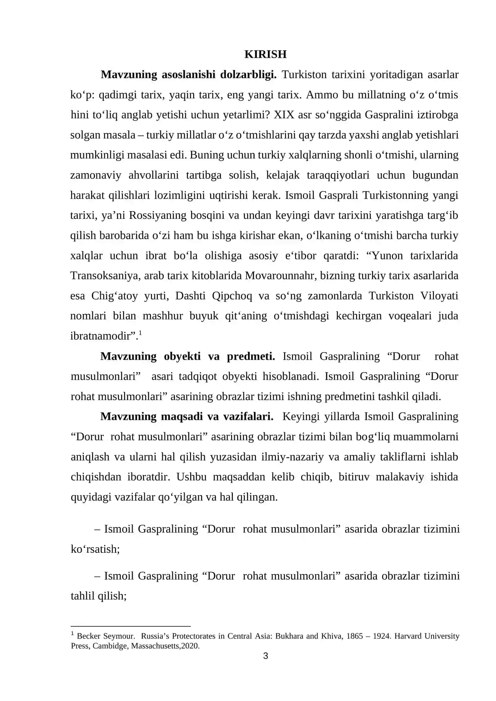 ISMOIL GASPRALINING “DORUR ROHAT MUSULMONLARI” ASARINING OBRAZLAR TIZIMI 3