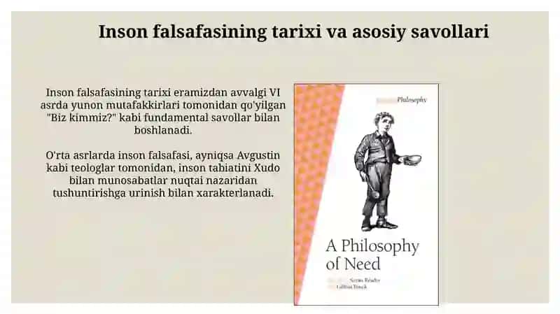 Inson falsafasi (falsafiy antrapologiya) 3
