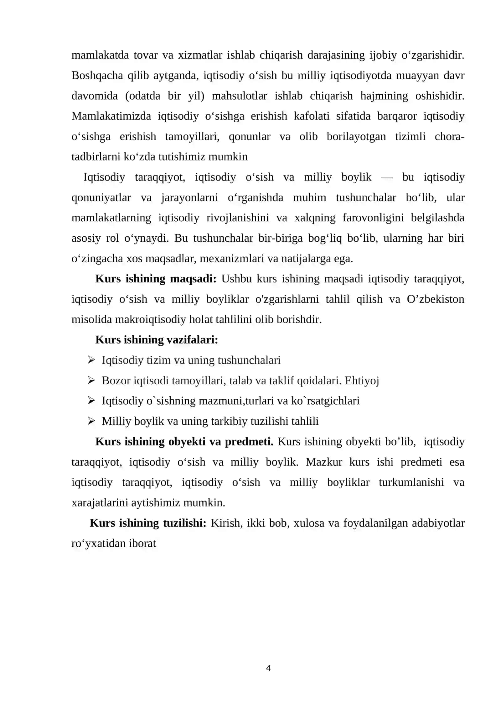 IQTISODIY TARAQQIYOT, IQTISODIY O`SISH VA MILLIY BOYLIK 3