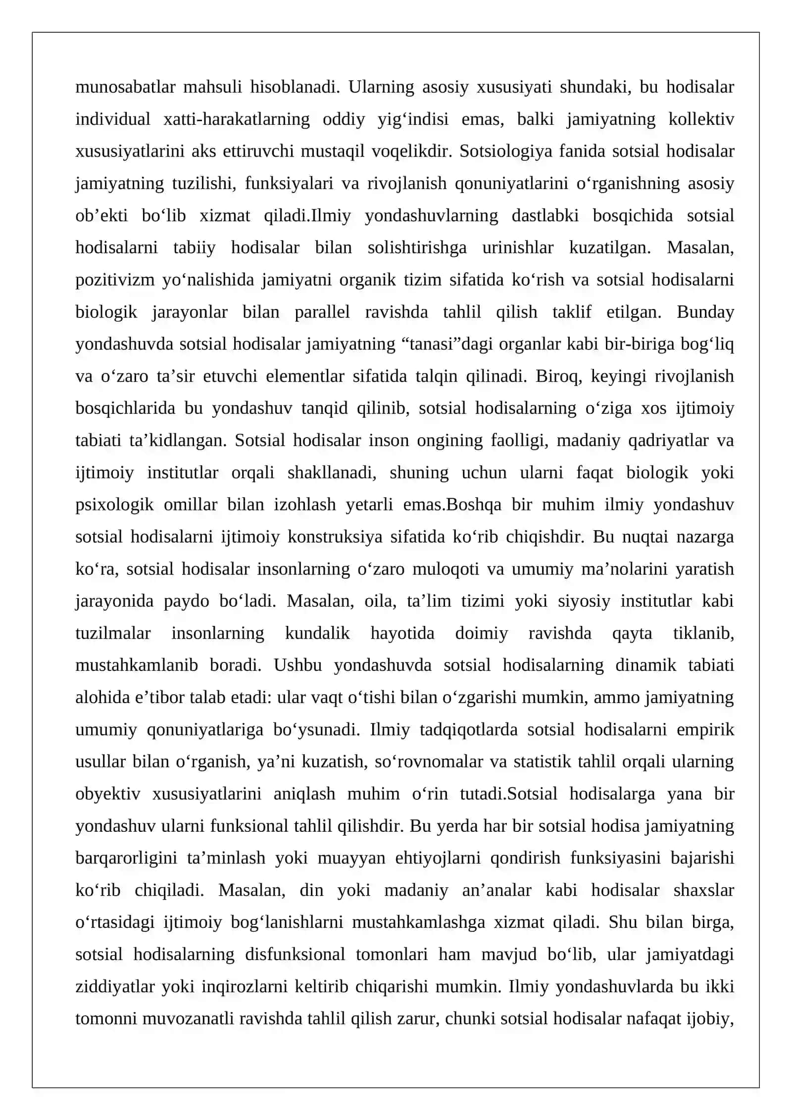 Sotsial hodisalar tahlili va tavsifi 3