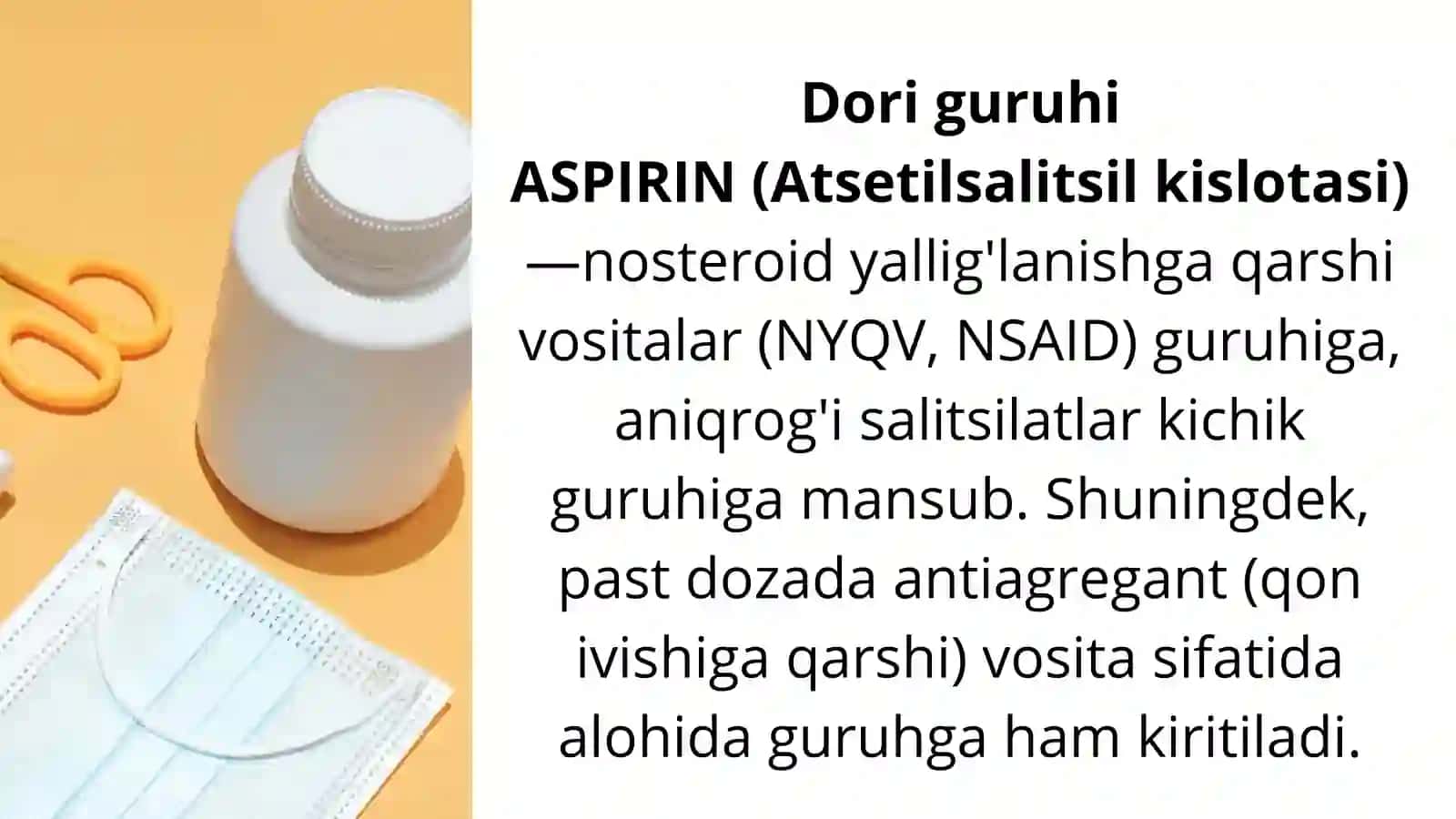 Aspirin (Acetylsalicylic Acid) – Complete Medical Presentation | Pharmacology, Indications, Dosage, 3