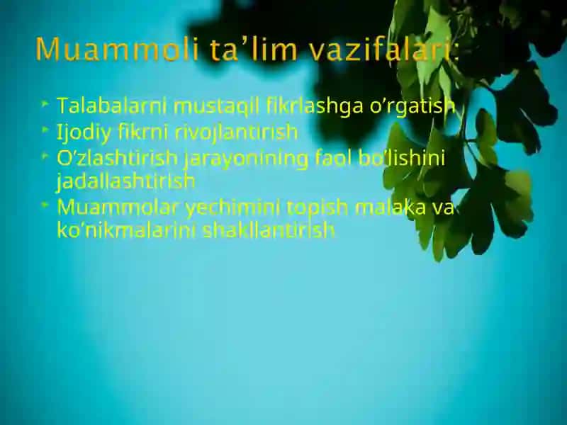 FRENE MAKTABIDAGI TA'LIM TEXNOLOGIYASI 3