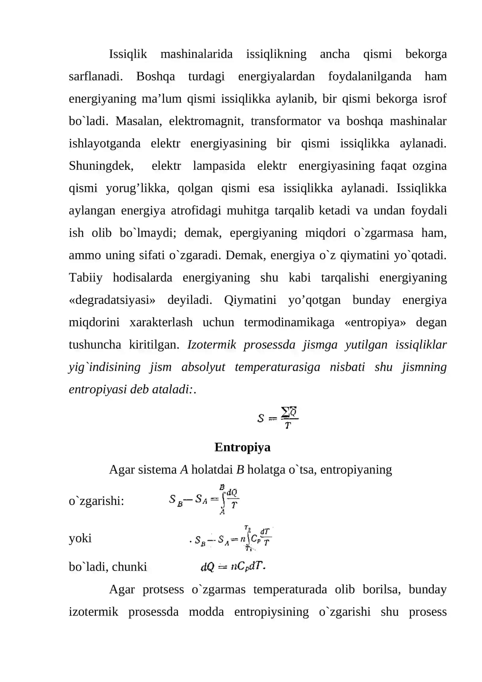 "FIZIK KIMYO'’ FANIDAN YOZGAN KURS ISHI" 3