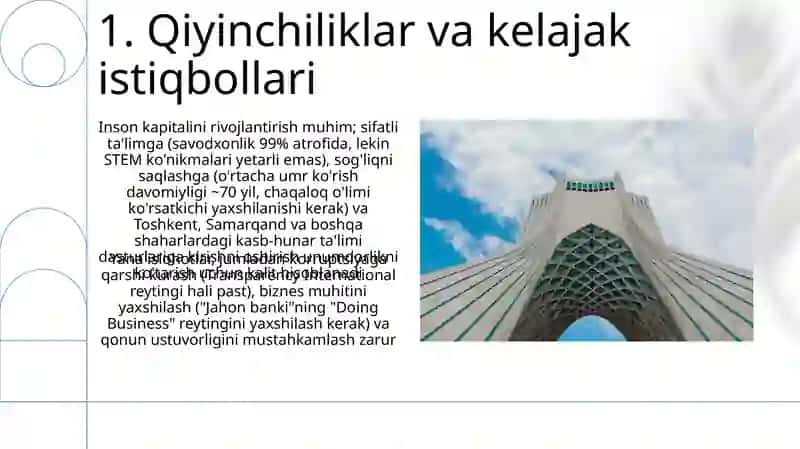 O'zbekiston ijtimoiy iqtisodiy rivojlanishi 3