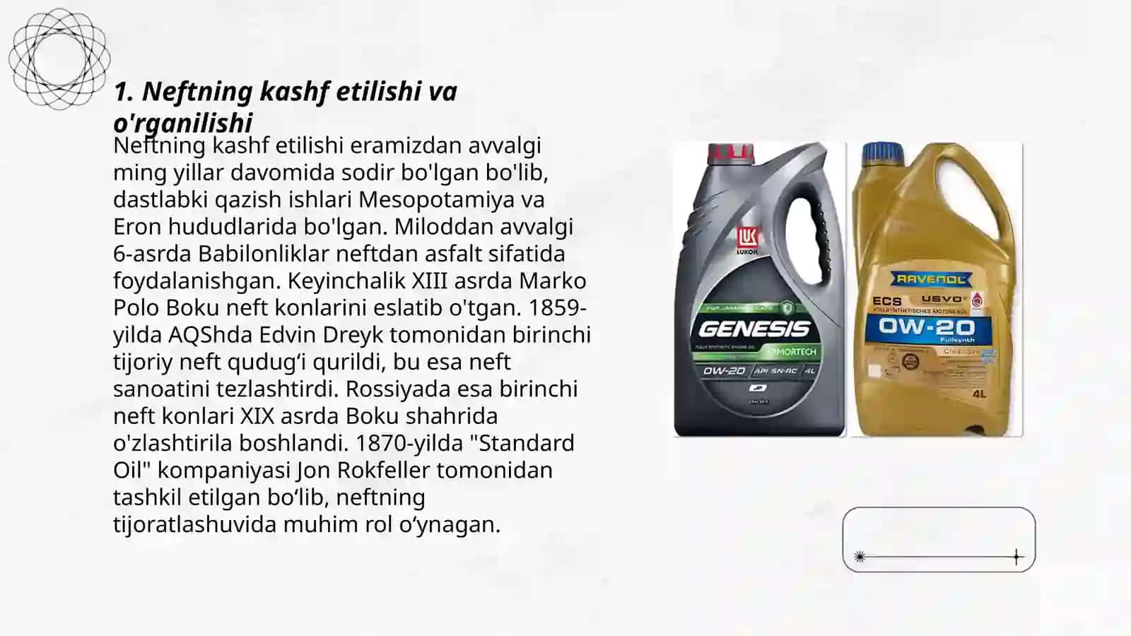 Neftning ahamiyati Oʻzbekistonda 3