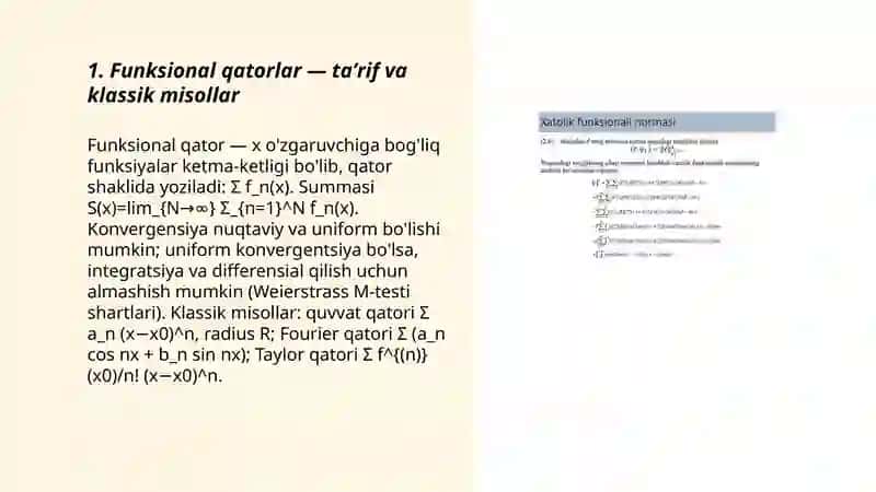 Funksional qatorlar 3