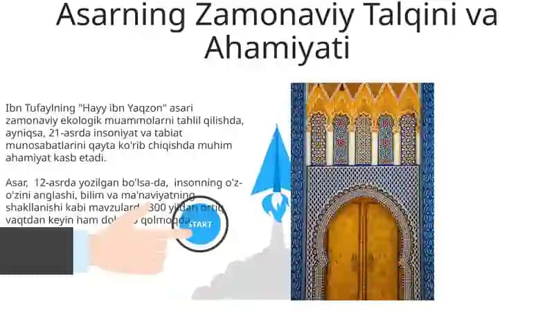 Ibn Tufayl va Ibn Sinoning "Hayy ibn Yaqzon" risolasini qiyosiy tahlili 3
