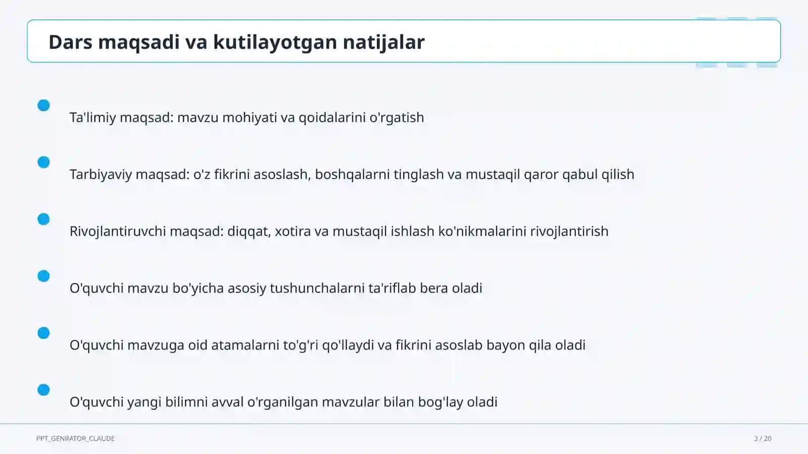 Chidamlilikni rivojlantirish: uzoq masofaga yugurish (7-sinf) 3