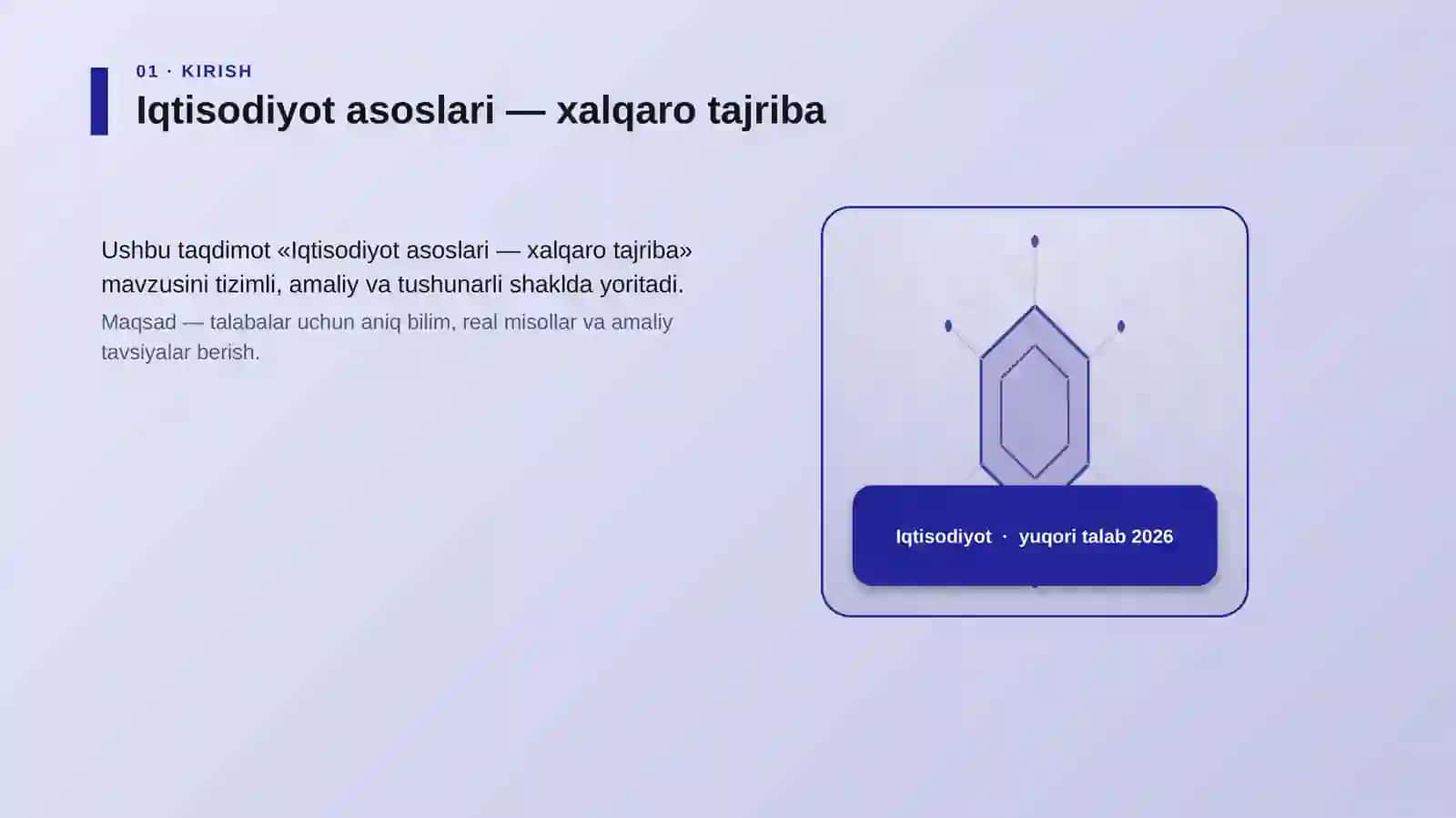 Iqtisodiyot asoslari — xalqaro tajriba 3