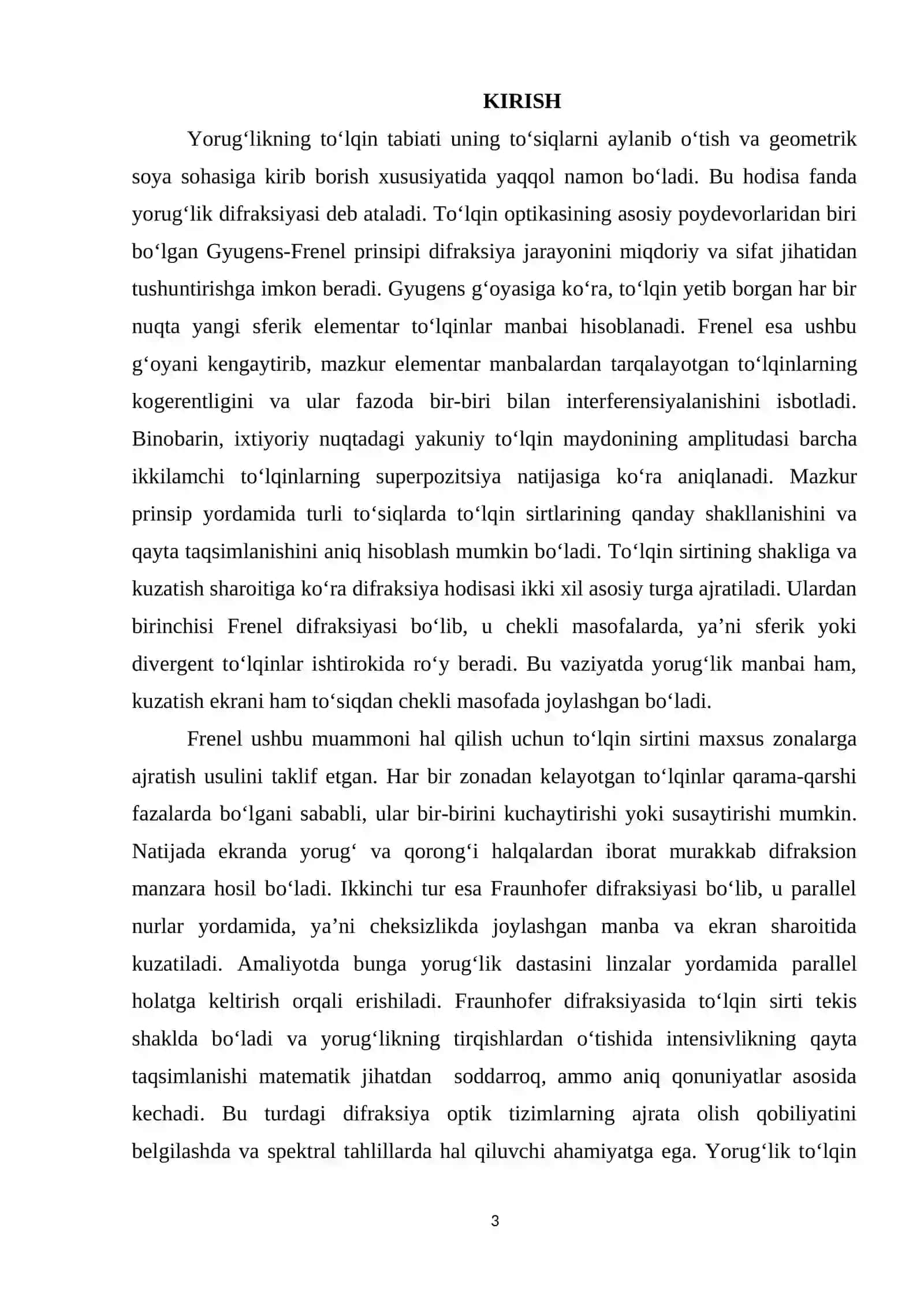 YORUG’LIK DIFRAKSIYASI 3