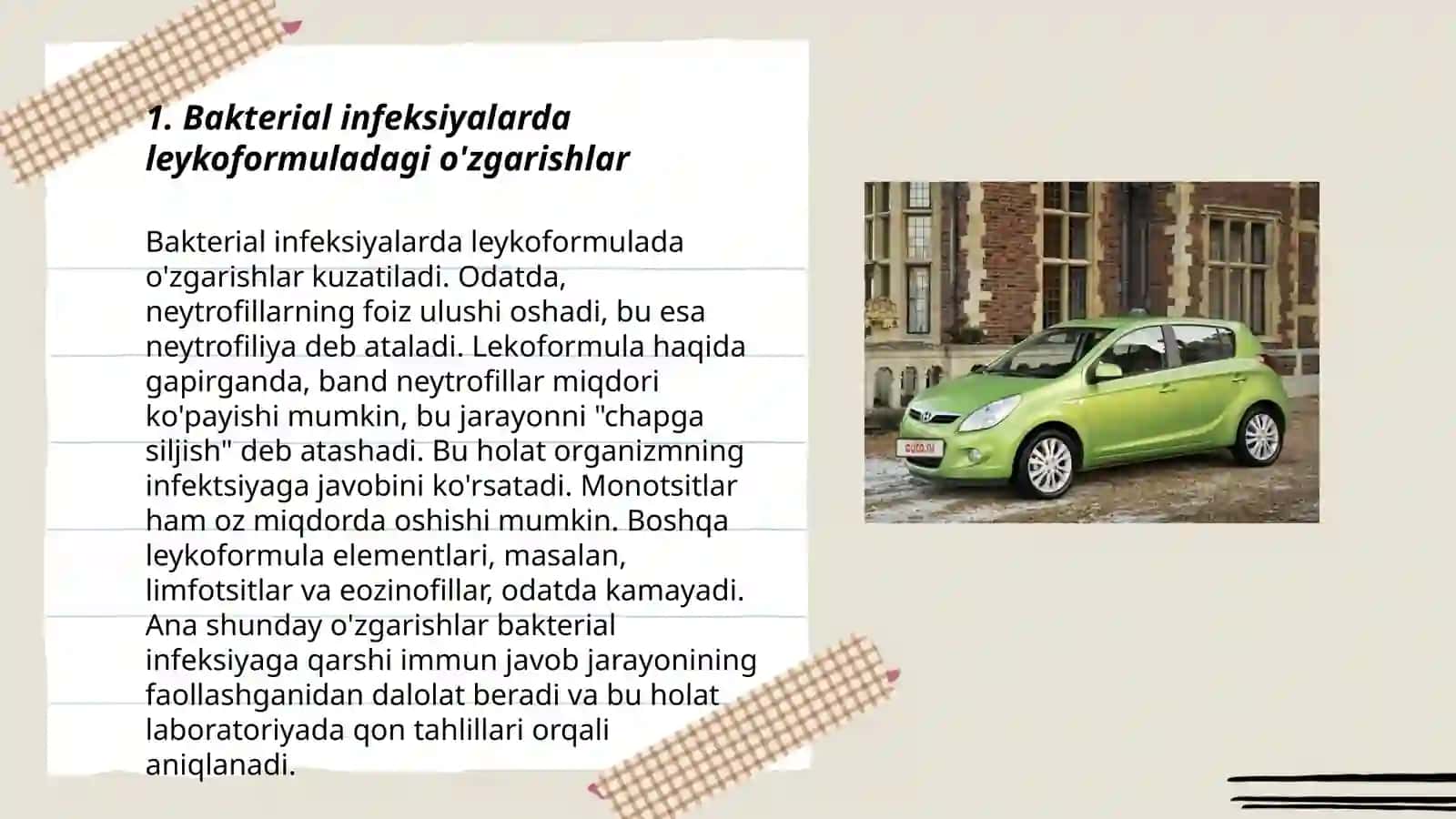 Turli xil kasalliklarda leykoformuladagi o'zgarishlar va uning diagnostik ahamiyati 3