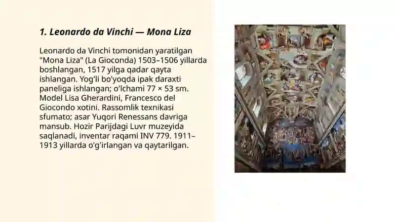 Leonardo da Vinchi — Mona Liza 3