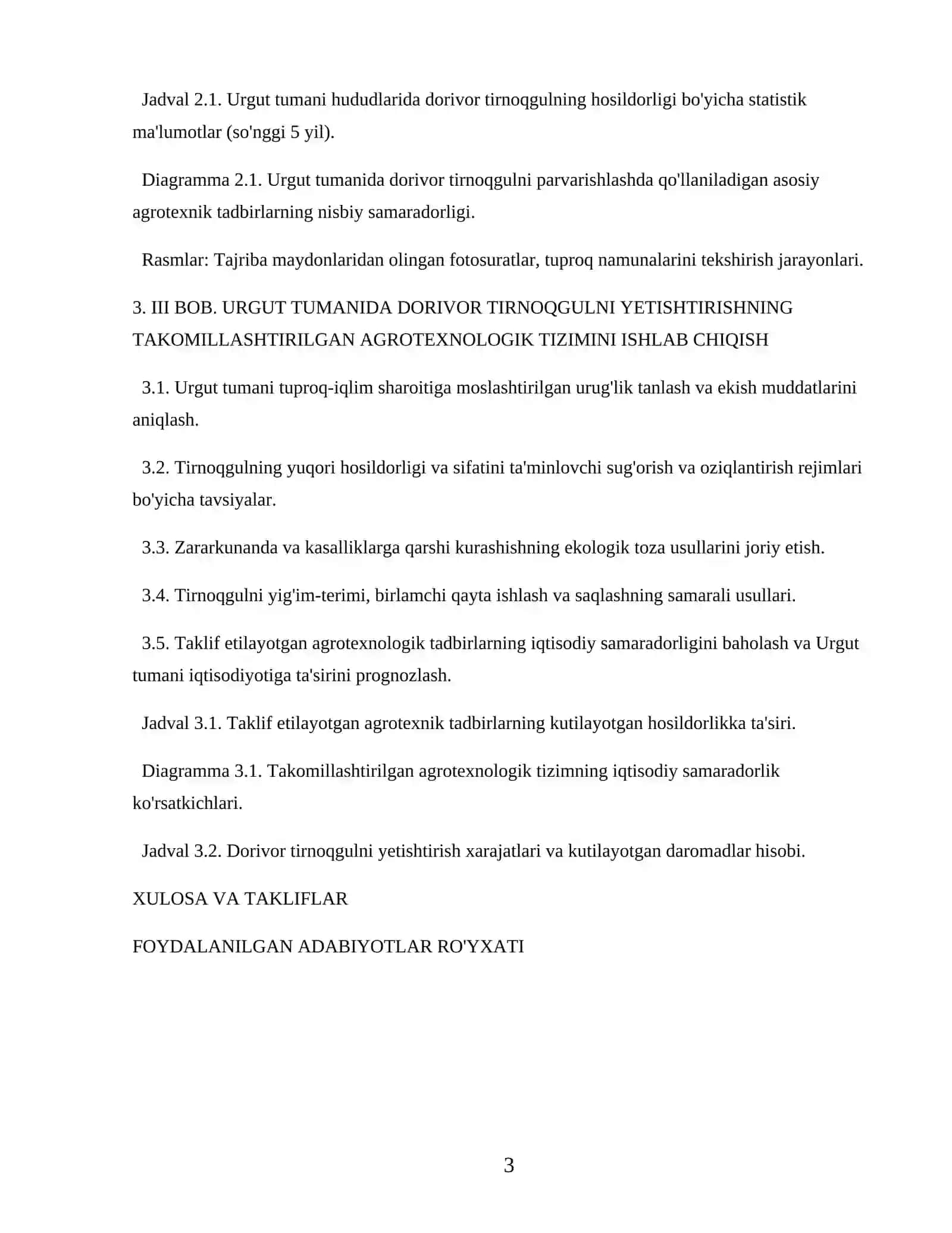 Urgut tumanida Dorivor Tirnoqgul (Calendula officinalis L.)ni bioekologik xususiyatlariga agrotexnologik tadbirlarni o'rganish 3