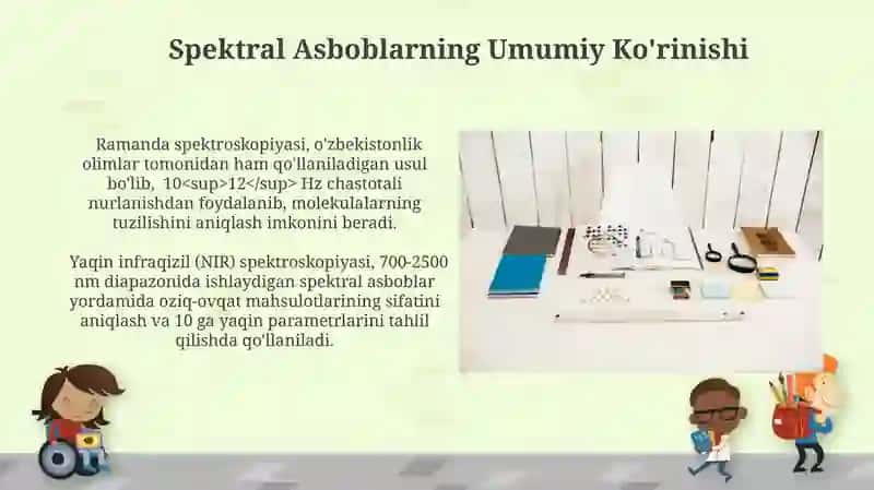 Spektral asboblar va ularning qo'llanish sohalari 3