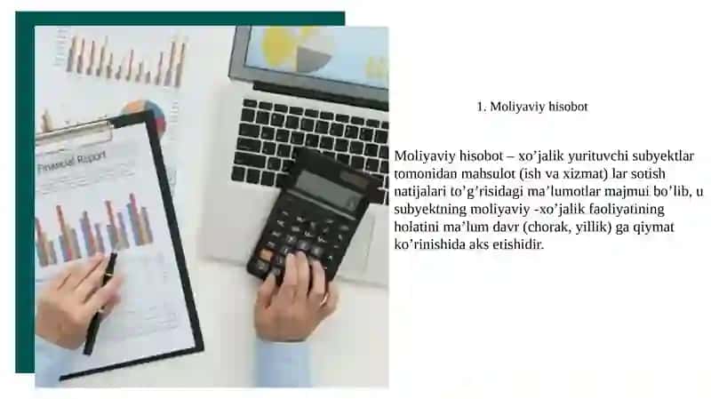 Moliyaviy hisobotlar tahlil qilish 3