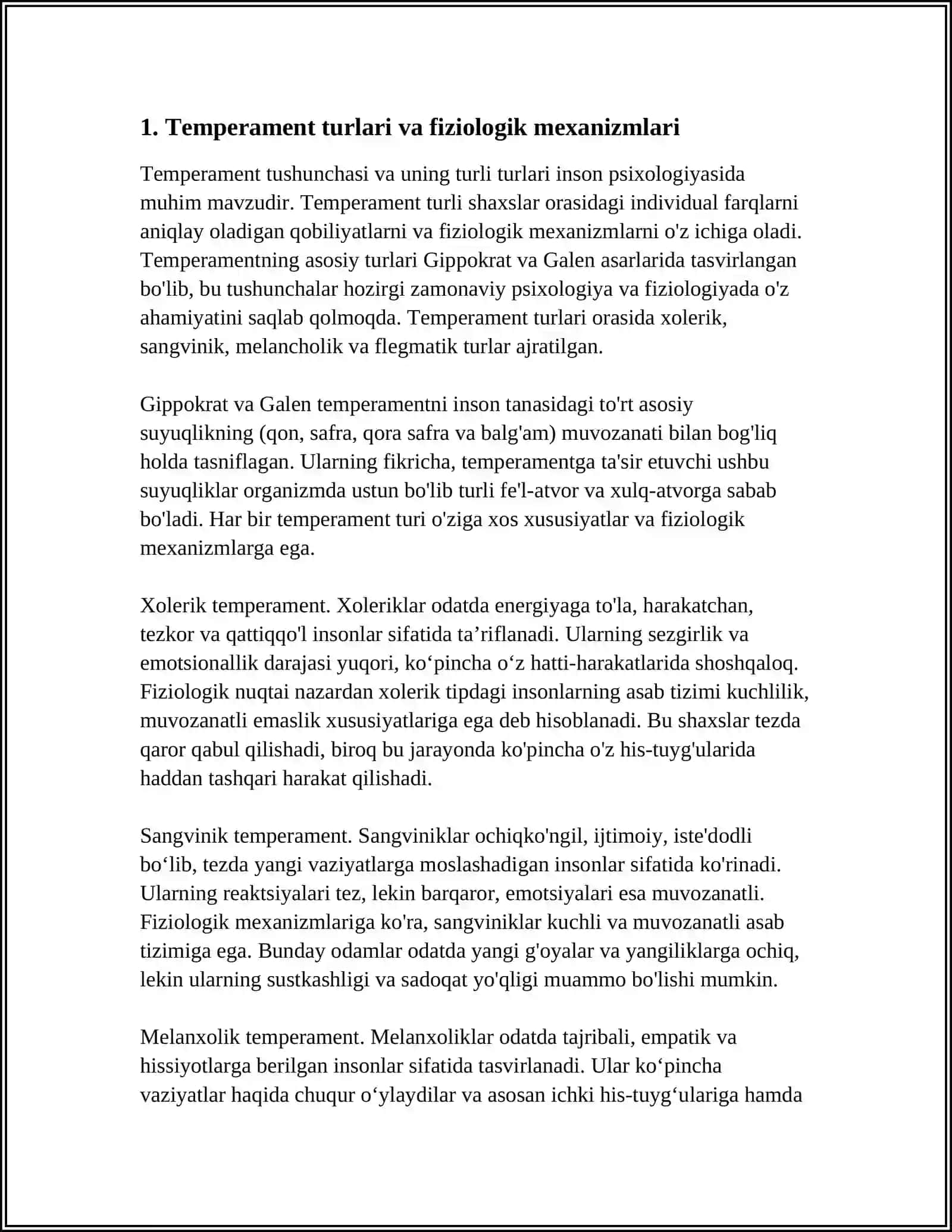 TEMPERAMENTNING FIZIOLOGIK ASOSLARI 3