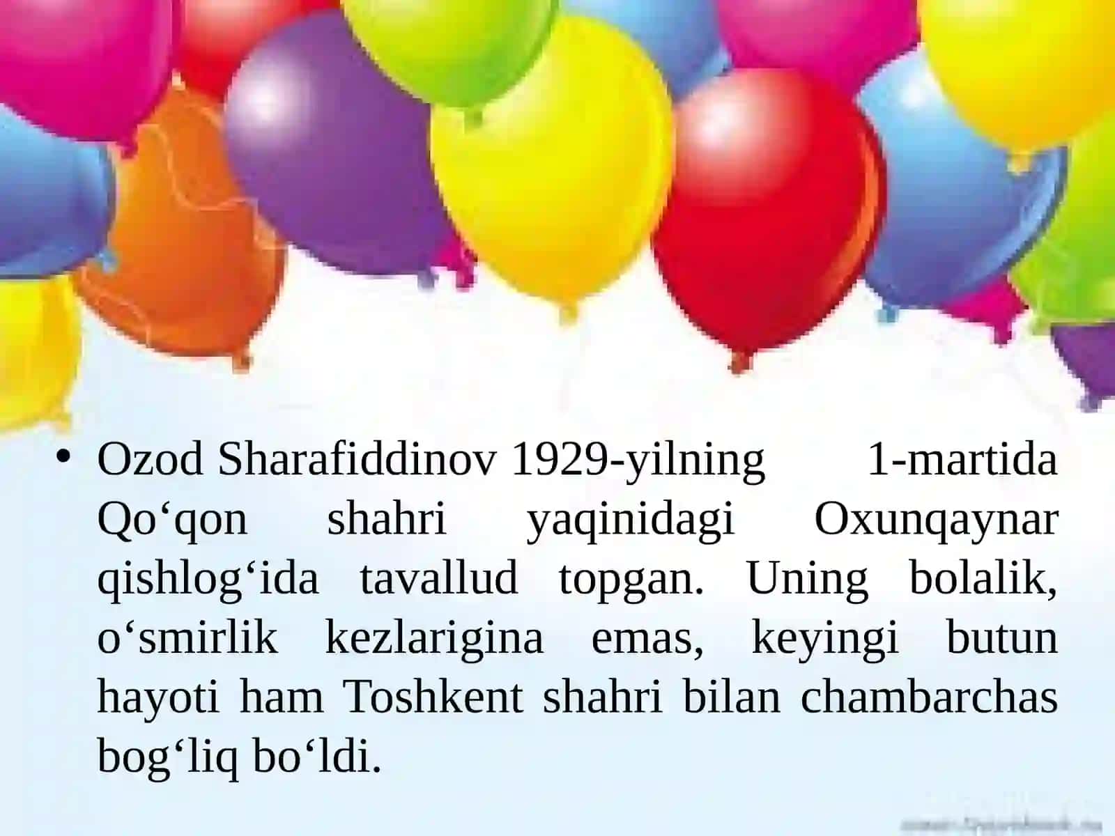 Ozod SHARAFIDDINOV 3