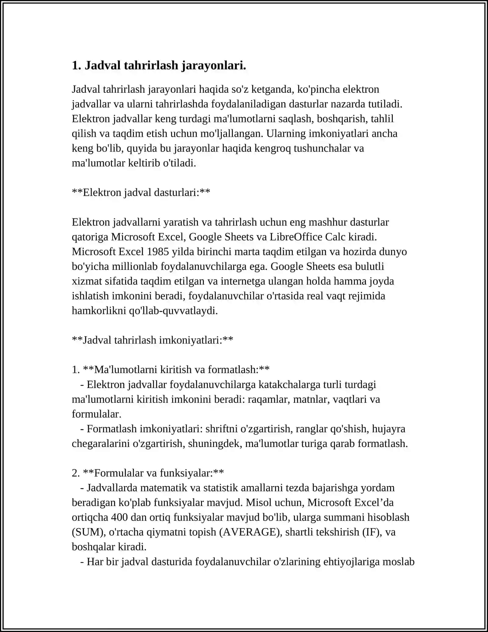 JADVAL REDAKTORLARINING QAYTA ISHLASHNI AVTOMATLASHTIRISH 3