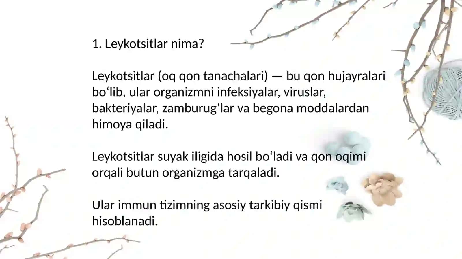 Leykotsitoz va Leykopeniya 3