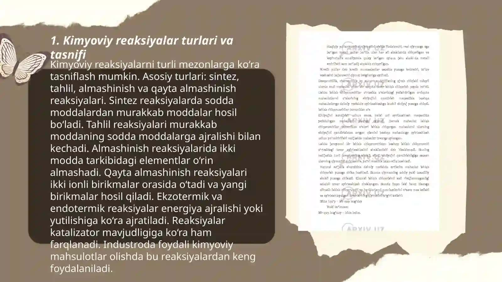 Analitik reaktsiyalari otkazish usullari va amalga oshirish shart sharoitlar 3